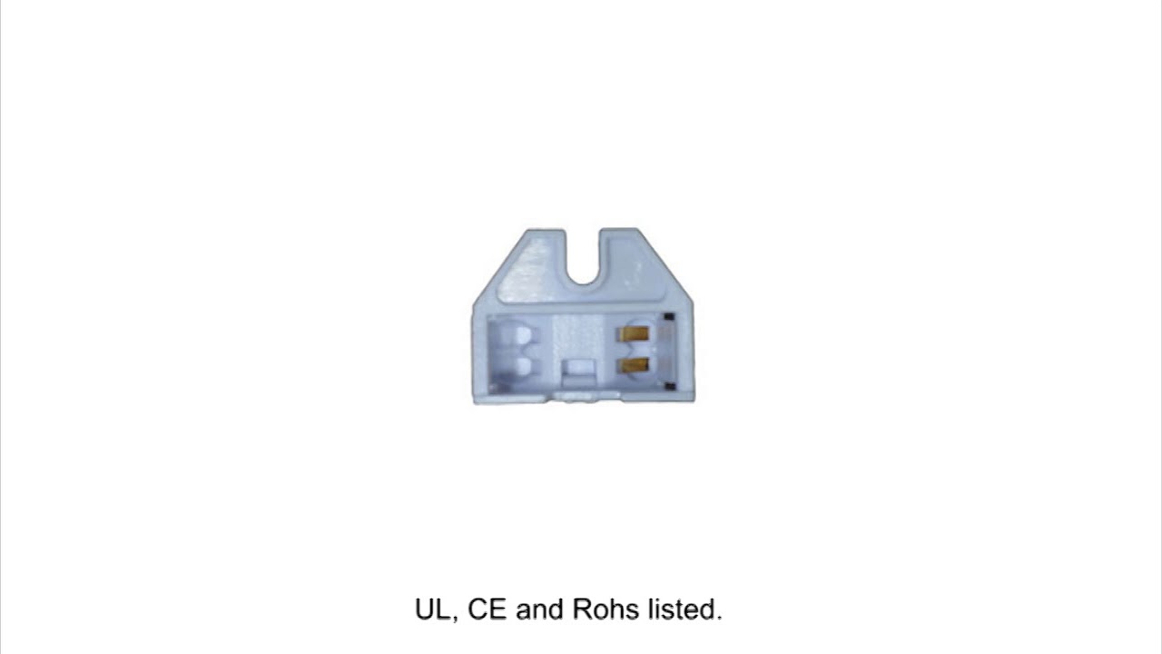 69778 T5 Tombstone Shunted tube light holder YouTube