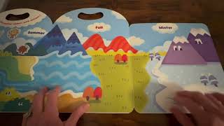 JoyCat Reusable Sticker Book - Stickers for Toddlers, Kids Sticker Activity Book Weather