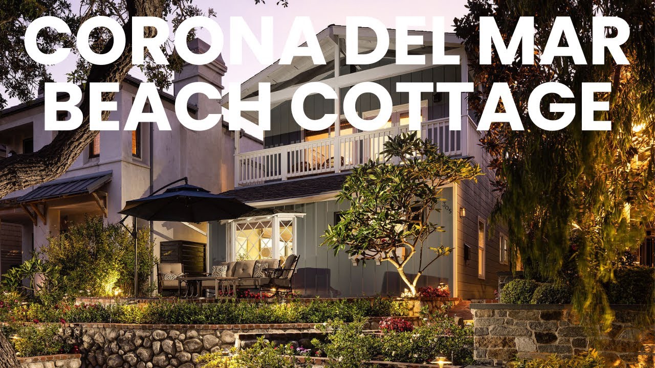 Inside a charming Cape Cod-style beach cottage in Corona del Mar