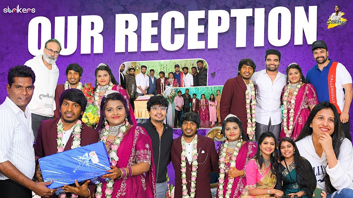 Our Reception || Yadamma Raju || StellaRaj 777 || Strikers
