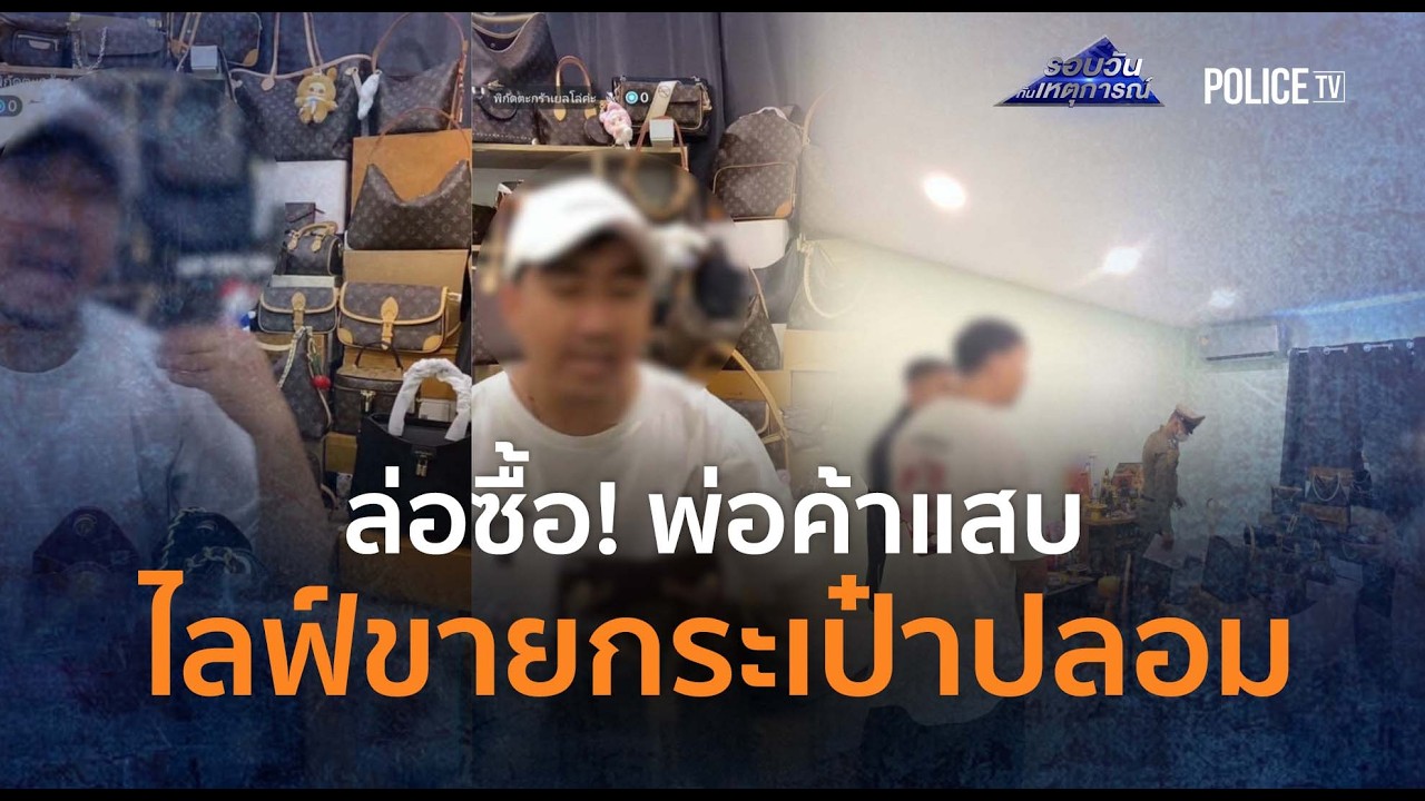 ปอศ.แกะรอยล่อซื้อ รวบพ่อค้าแสบไลฟ์ขายกระเป๋าปลอม |รอบวันทันเหตุการณ์ 02มี.ค.69