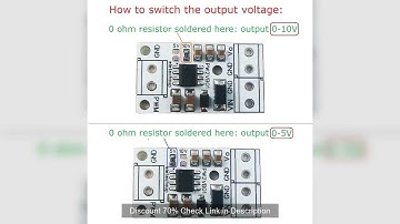 2/4PCS PWM to DAC Converter Input Pulse Signal Output 0-5V/0-10V Voltage Analog for Arduino UNO MEGA