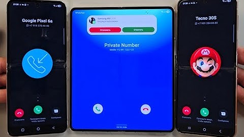 Inkomende oproep Drie Samsung Galaxy Z Fold 4 Samsung Z Flip 4 Samsung Z Flip 5 met uitgaande oproep