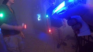 We filled our house with fog and played lazer tag in it