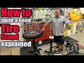 How to build your own tire changing stand