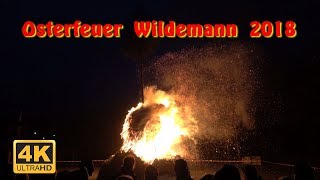 Osterfeuer und Feuerwerk in Wildemann 2018