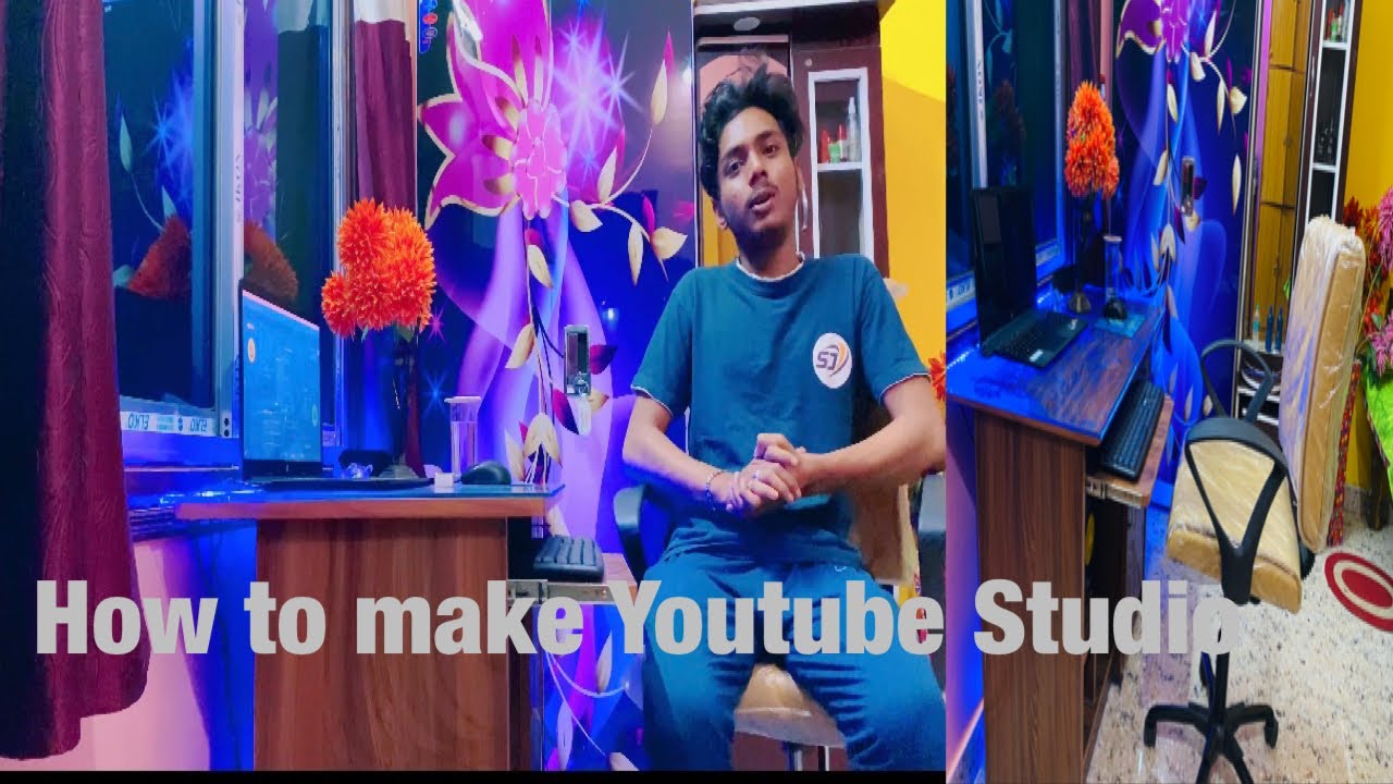 How to make Youtube Studio Setup atHome @soumajitchatterjee1141 - YouTube