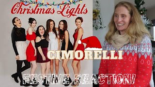 FESTIVE REACTION! Cimorelli, Christmas Lights OFFICIAL VIDEO 🎄🎅🏻🌟 #Cimorelli #ChristmasLights