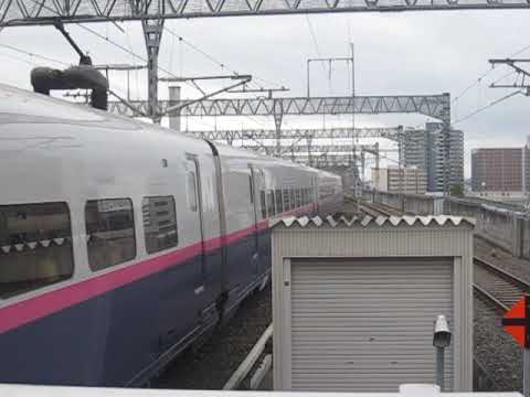 東北新幹線　E2系1000番台J59編成+E3系2000番台L63編成　139B　やまびこ・つばさ139号 仙台・山形 行　郡山駅到着　2019.09.21