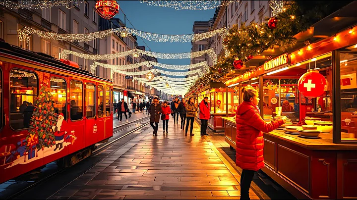 Walked Through Zurich at Night & Found MAGICAL Christmas Markets [4K]