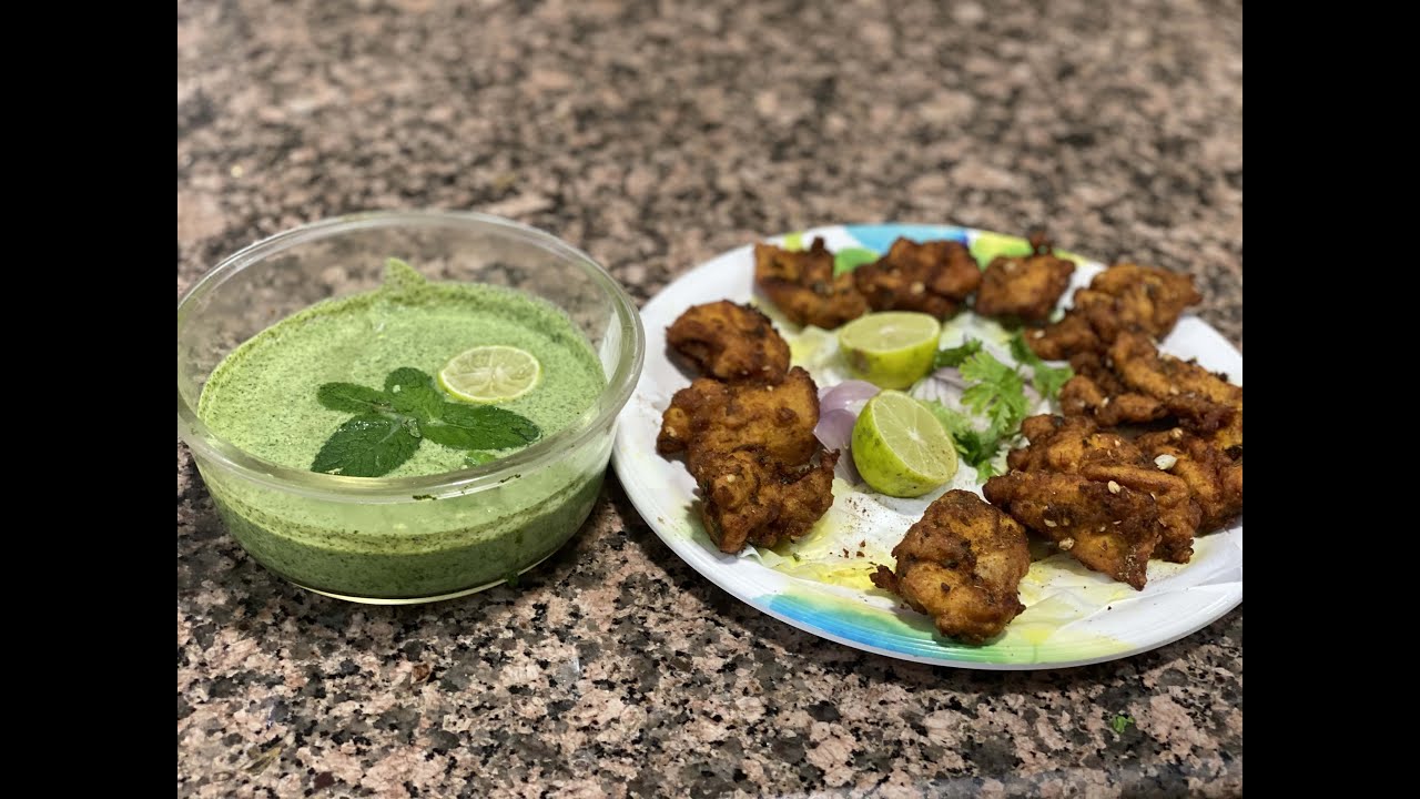 Chicken Pakora & Mint Chutney YouTube