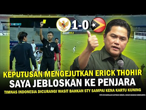 🔴 KEPUTUSAN HEBAT Erick Thohir ‼️ Shin Tae Yong SAMPAI NGAMUK BESAR di Laga Indonesia vs Timor Leste