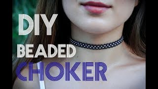 Чокер из бисера/ Чокер своими руками /Beaded  Choker