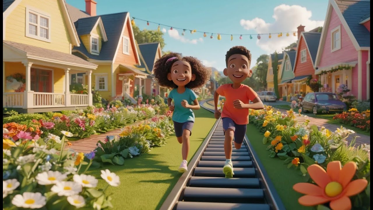 Jogador de Speed Runner do Roblox Tropeçou | Canções Infantis e Rimas para Crianças