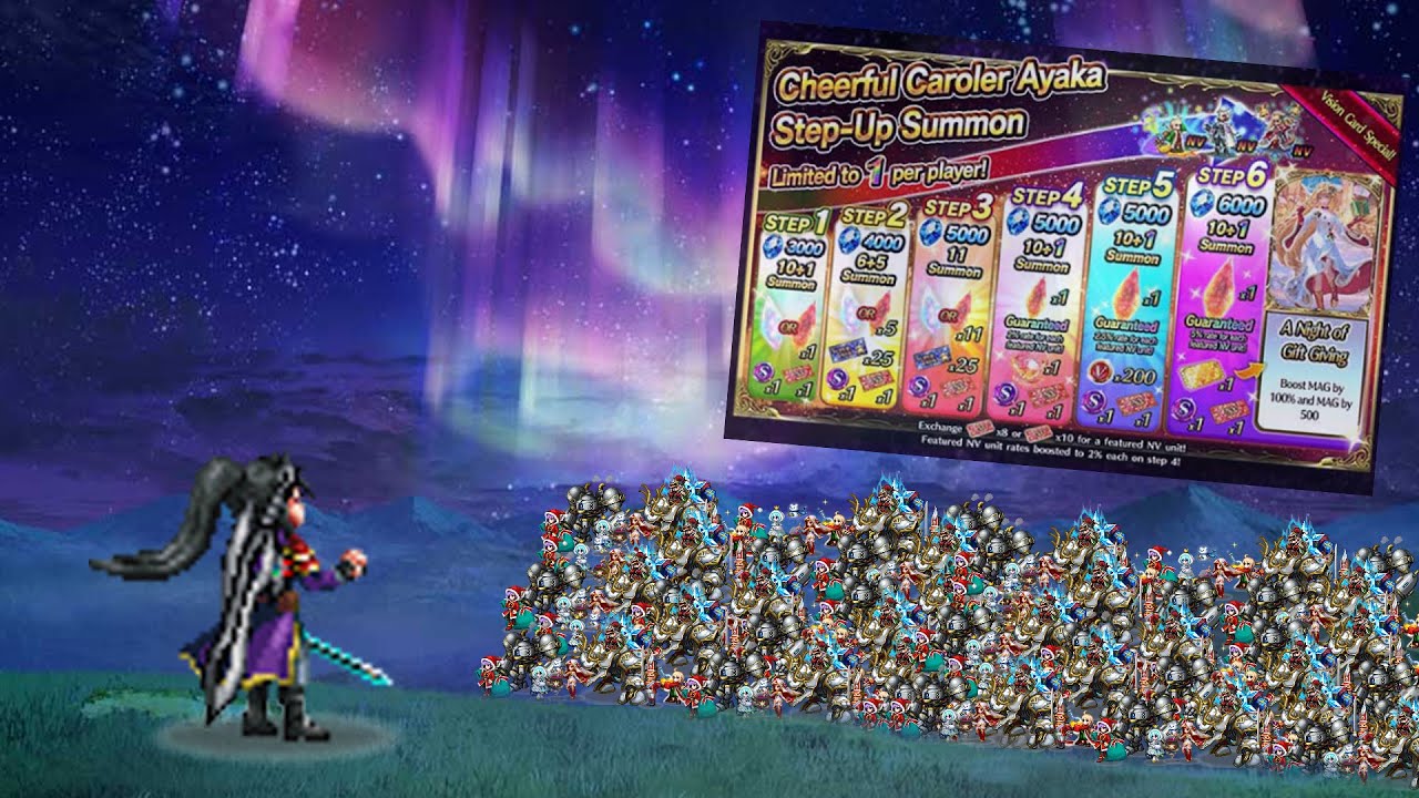 wow i hate this so much | Final Fantasy Brave Exvius - Summoning for Christmas Ayaka!