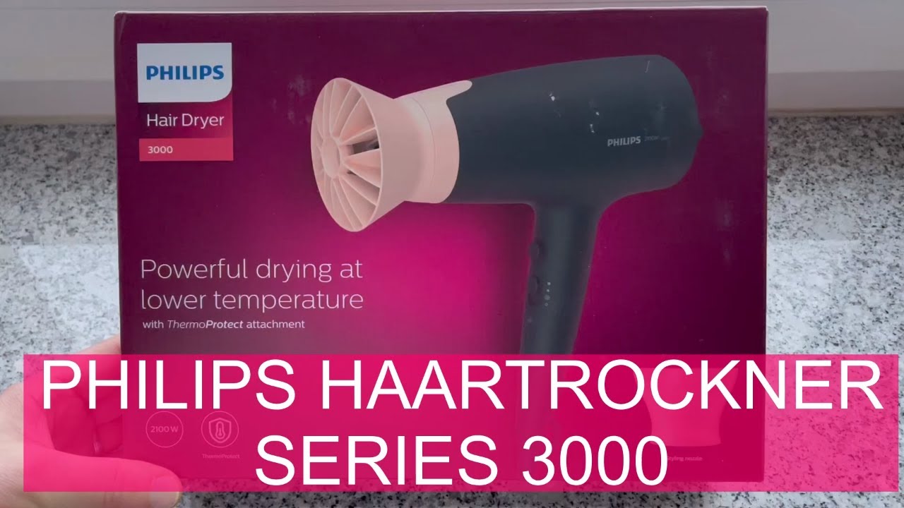 Test: Philips Hair YouTube low at dryer, hair powerful 3000 - - temperature Dryer Series a A