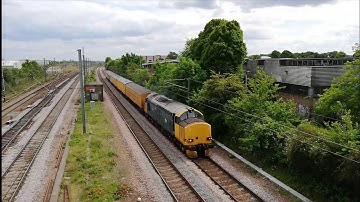 Class 37 THRASH and TONES on Network Rail test train + more