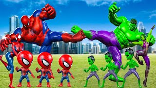 Rescue SUPERHERO Family HULK & Family SPIDERMAN, SUPER GIRL: Returning from the Dead SECRET - FUNNY