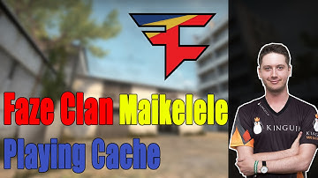 Faze Clan Maikelele playing CS:GO Faceit on Cache (twitch stream)