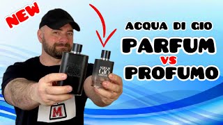Comparing NEW Acqua Di Gio Parfum with Profumo | Fragrance Cologne Perfume Review