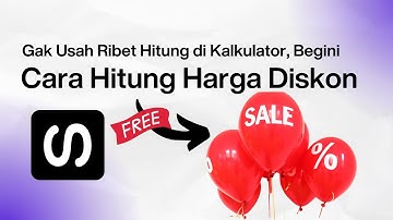 Cara Menghitung Harga Diskon | Aplikasi Kalkulator Hitung Harga Diskon