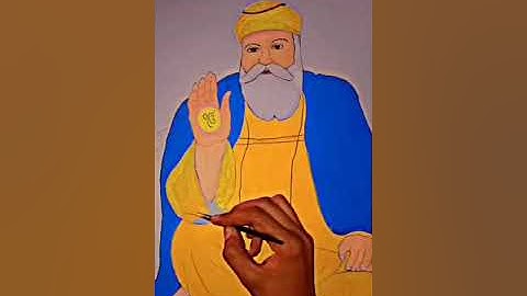 2 part shri guru nanak dev ji drawing #waheguru #art #viralvideo #likeforlikes