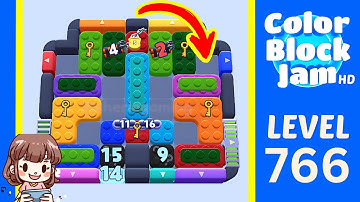 Color Block Jam Level 766 Solution Walkthrough