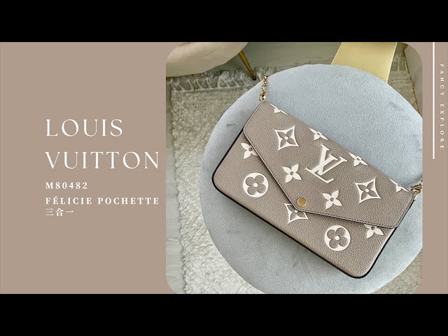 Louis Vuitton Leather Pochette Félicie Wallet