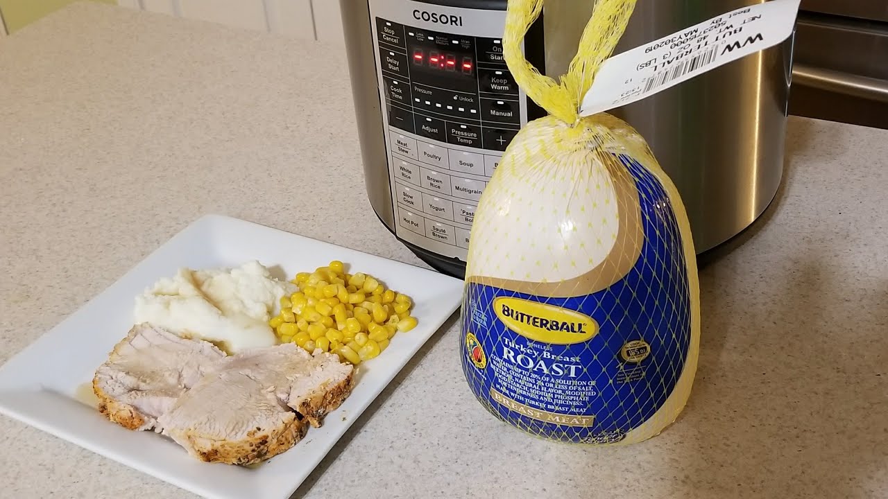 Pressure Cooker Boneless Turkey Breast Roast From Frozen Cosori 6qt ...