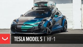 Tesla Model S | Signature Customs | Vossen Hybrid Forged HF-1 Wheels