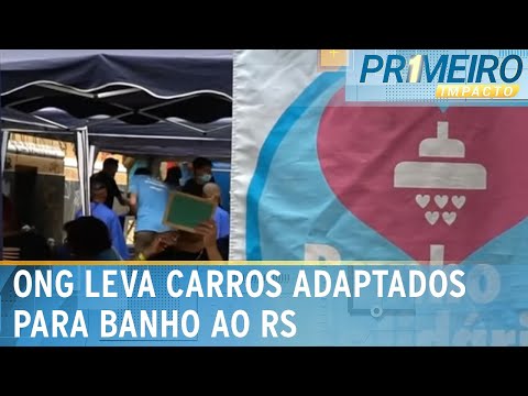 Video ong-de-sp-leva-carros-adaptados-para-banho-ao-rio-grande-do-sul-primeiro-impacto-14-05-2024