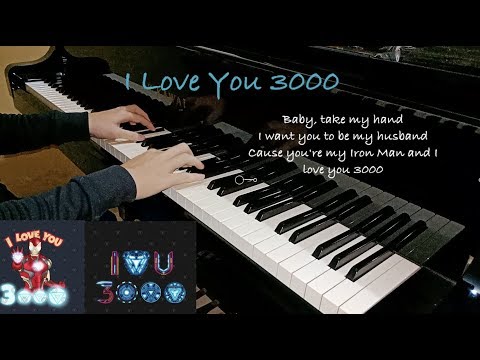 i love you 3000 piano cover + lyrics