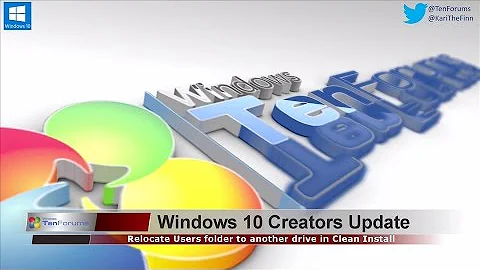 Windows 10 Creators Update - Relocate Users Folder
