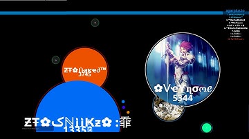 Agario - Ft. Animal Meeting ƵŦ Sniikz & ƵŦ Naked [8000+ Mass]