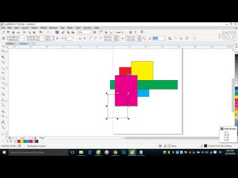 Học Corel DRAW: Các khái niệm về tầng thứ trong CorelDRAW