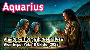 Ramalan Zodiak Aquarius Hari Ini‼️Alam Semesta Bergerak, Sesuatu Besar Akan Terjadi 