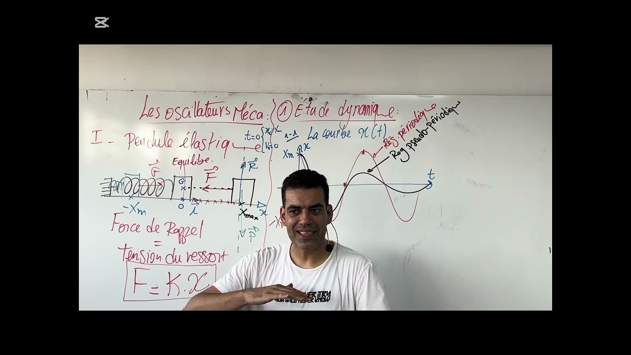 Les oscillateurs mécaniques:pendule élastique horizontal #bac2025 #agadir_morocco #bacwaycenter #fyp