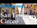 San Felice Circeo, Italy【Walking Tour】4K