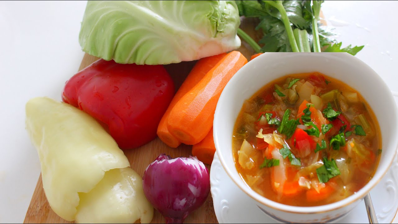 Kohl-Zwiebel-Suppe Rezept zur Gewichtsreduktion