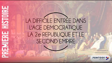 Qui dirige la France entre 1852 et 1870 ?