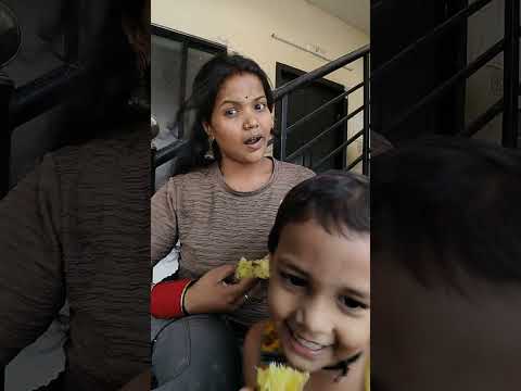 खाने के मजा sweet पोटैटो आज में पका कर🍠🤪🤪