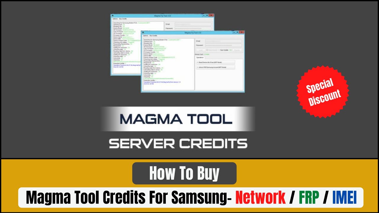 SAMSUNG FRP Tool Credits 