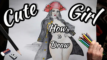 The secret to drawing the perfect female body with Pirate costume