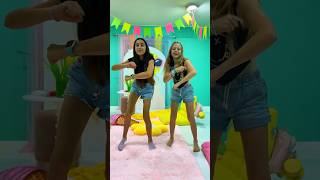 Nastya and Evelyn Levitating dance