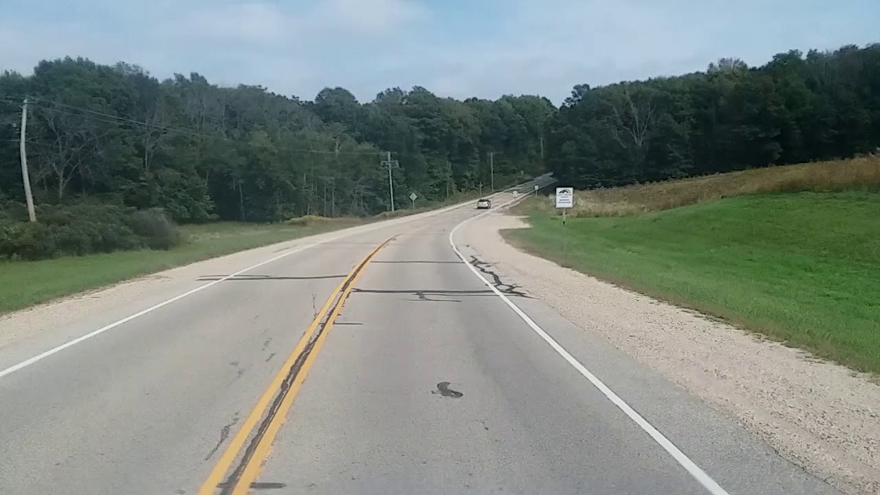 Driving on Hwy 167 Holy Hill Road (Hubertus, WI) YouTube