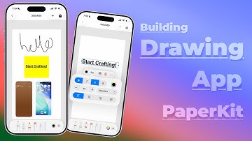 Building a Drawing App in SwiftUI with PaperKit | PencilKit Tools | Draw, Edit Text & Add Images