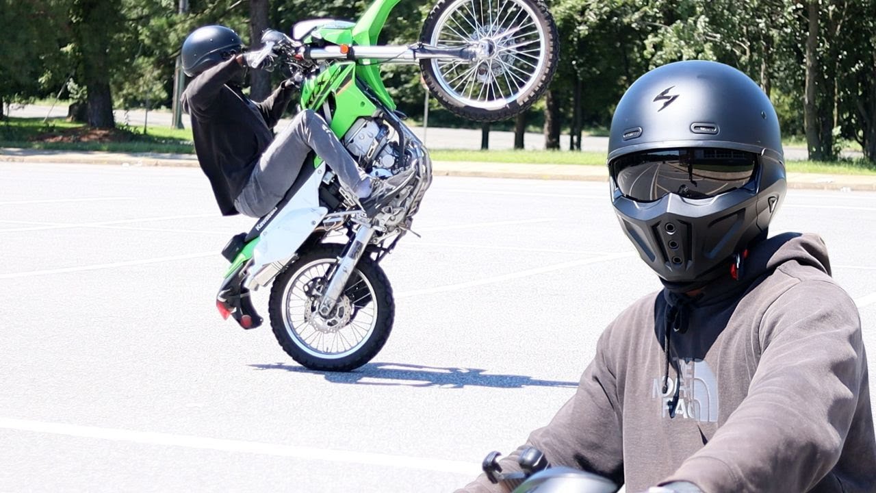 1ST GEAR WHEELIE DIRT BIKE PRACTICE + (NEW STORAGE UNIT) YouTube