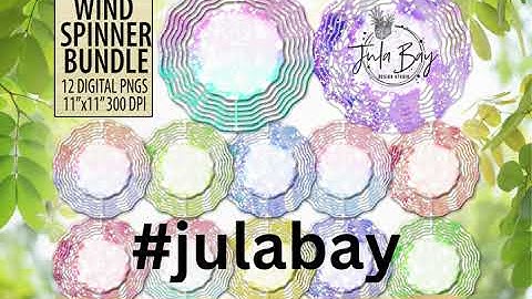Wind Spinner Bundle PNG for Sublimation Wind Spinner Blanks - Power Wash Wind Spinner Backgrounds