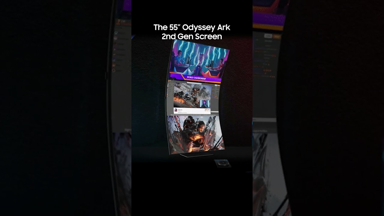 Monitor Gamer Odyssey Ark 55 polegadas 2nd Gen
