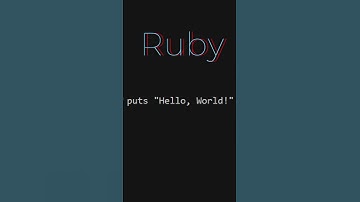 "Hello, World!" in 10 different programming languages